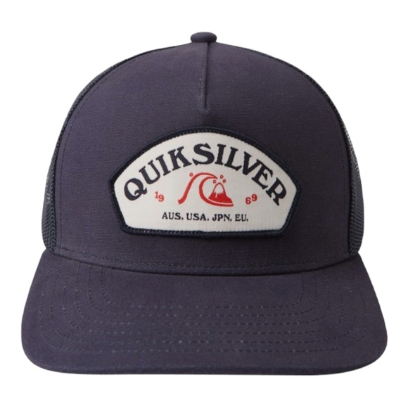 Quiksilver Authentic Snapback Trucker Hat Adjustable Cap - Picture 1 of 6